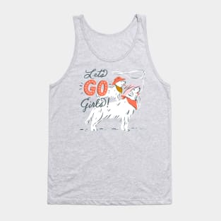 Lets Go Girls Western Dogs Tank Top